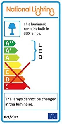 Fire Rated Downlights, Matt White Slimline Bathroom/Shower IP65 Ceiling Lights, LED Cool White 4000K, 8.5W 820 Lumens, 60 Degree Beam Angle, Long-Life 25,000 Hours - Pack of 4