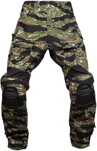 EMERSONGEAR Gen3 Paintball Pants with Knee Pads,Military Combat Trousers Army Airsoft Combat BDU Pants Shirts, Pants, Ranger Green