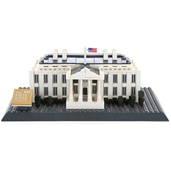 APOSTROPHE Games White House Building Block Set (770 Pieces) Washington D.C. White House Famous Landmark Series Model for Kids and Adults