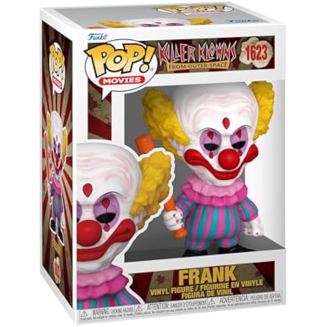 Funko Pop! Movies: KKOS - Frank - Killer Klowns from Outer Space - Collectable Vinyl Figure - Gift Idea - Official Merchandise - Toys for Kids & Adults - Movies Fans - Model Figure for Collectors