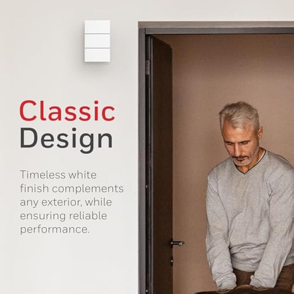 Honeywell Home Ding Dong Classic Wired Doorbell – White, D117