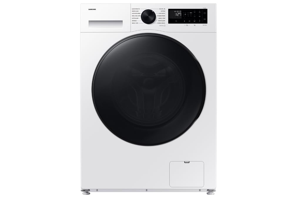 Samsung Series 6 Washer Dryer, AI Energy, Wi-Fi enabled, 9/6kg 1400rpm, White,WD90DG6B85BEU1