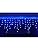 Icicle Christmas Fairy Lights Waterproof Outdoor/Indoor use. Lovely Blue 400 LED 10M Wide 80 Drops Plus a Massive 10M Lead Cable, 8 Modes, Low Safe Voltage