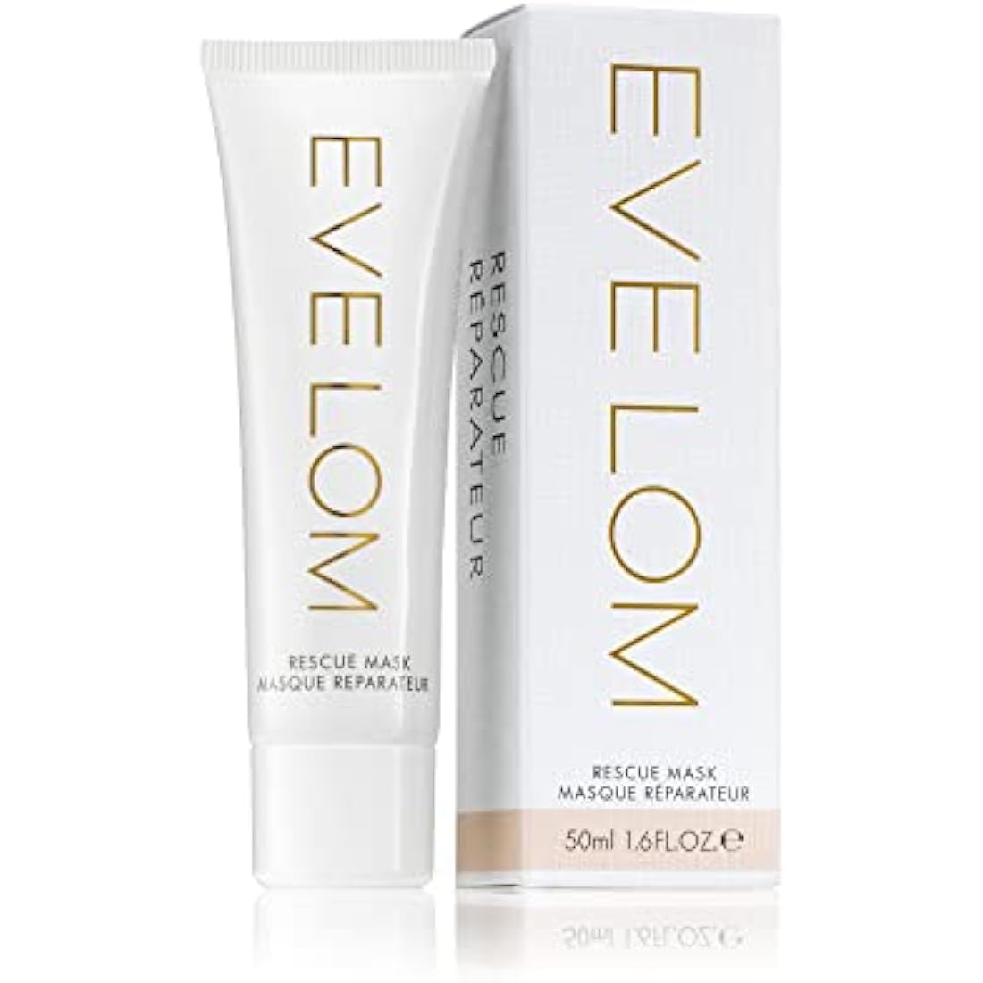 EVE LOM Rescue Facial Mask - Honey-Infused Kaolin Clay with Ground Almonds - Purifies, Conditions & Exfoliates for Brighter Complexion and Radiant Skin - Natural Ingredients (50 ml)