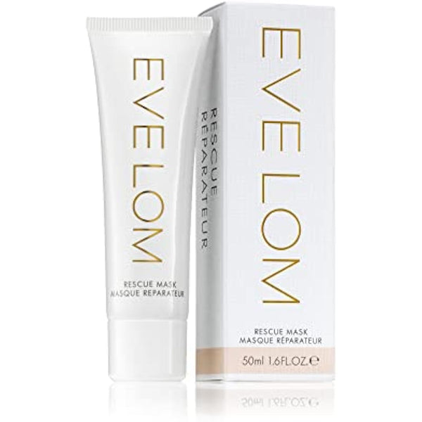 EVE LOM Rescue Facial Mask - Honey-Infused Kaolin Clay with Ground Almonds - Purifies, Conditions & Exfoliates for Brighter Complexion and Radiant Skin - Natural Ingredients (50 ml)