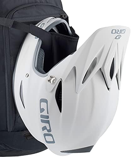 EVOC FR TOUR 30l technical touring backpack (integrated back protector with shock absorption, ideal for multi-day tours, main compartment with pass-through, hydration system slot, rain cover), black