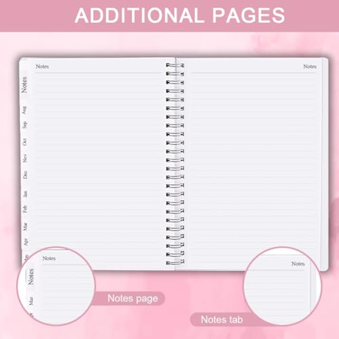 Diary 2025-2026, A5 Weekly/Monthly Planner with Monthly Tabs, 2025-2026 Planner from Jul 2025 to Jun 2026, Twin-Wire Binding,Easy to Organize Your Daily Life,14.8×21cm, Planners 2025-2026 Week to View