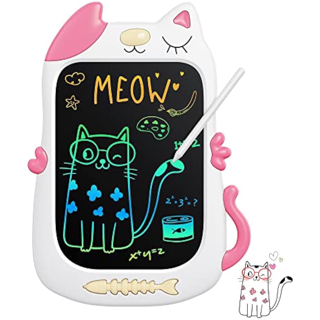 Girls Toys for 3 4 5 6 7 Years Old Girls, LCD Writing Tablet Kids, 8.5 inch Doodle Board Drawing Pad Toddler Toys Educational Kids Toys for Christmas Birthday Gifts for 3 4 5 6 7 Years Old Kids