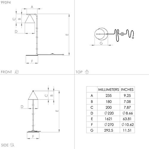 EGLO Floor lamp Narices, minimalist standing light made of brushed brass metal, golden and black living room lighting with foot switch, E27 socket