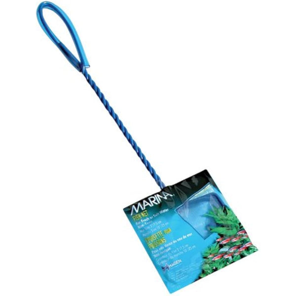 Marina Fine Soft Mesh Fish Net with Plastic Coated Handle, 7.5 cm/ 3-inch
