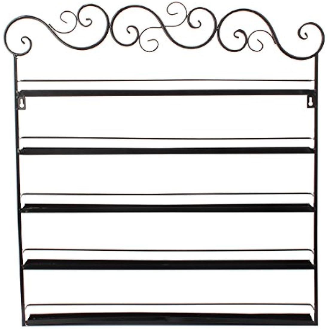 Marketero Metal Nail Polish Wall Rack Nail Polish Organizer Shelf Holds 100+ Bottles