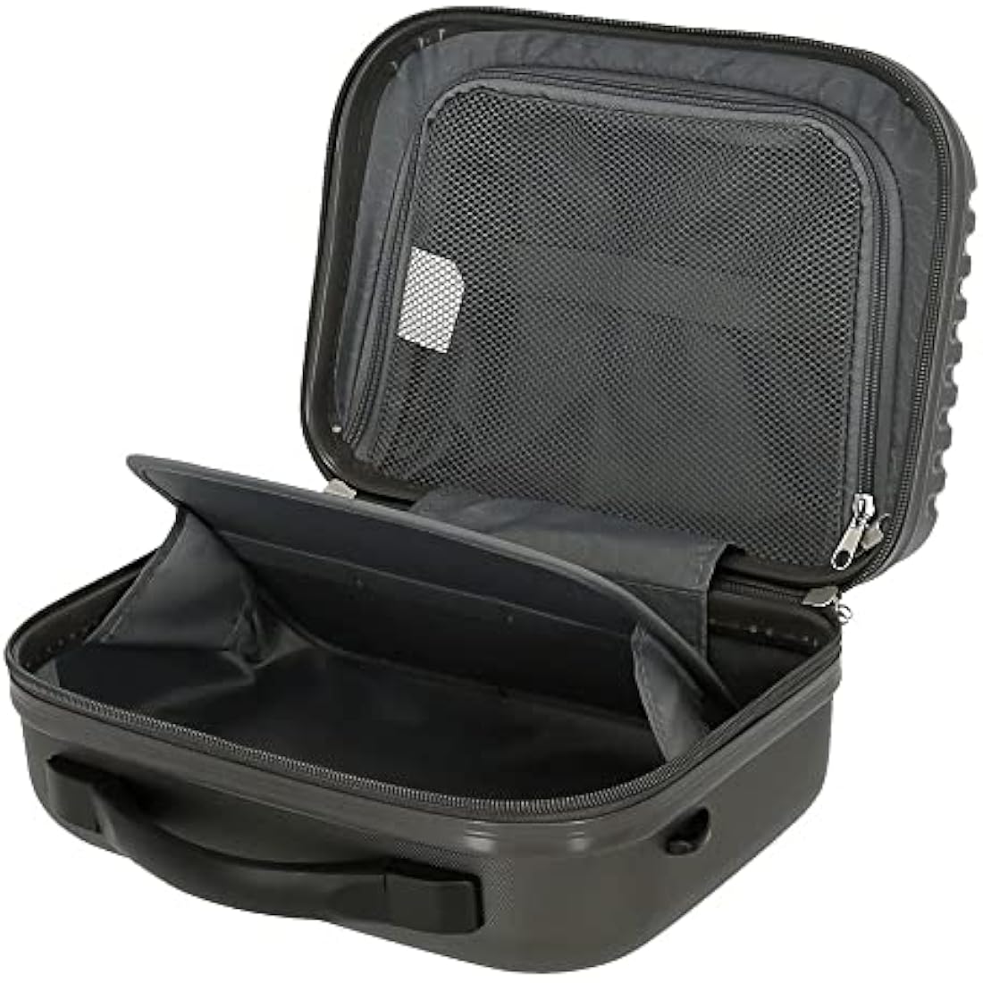 Roll Road India Adaptable Beauty Case Grey 29x21x15 cms ABS