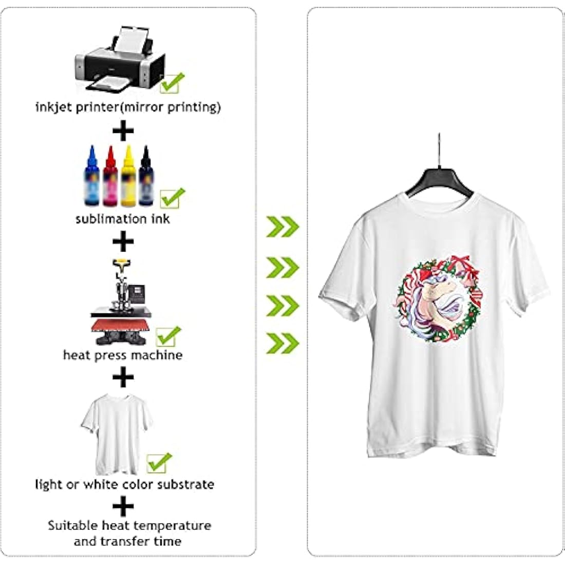 A-SUB Sublimation Paper A4, 210x297mm, 500 Sheets, Compatible with EPSON, SAWGRASS, RICOH, Brother Sublimation Printers