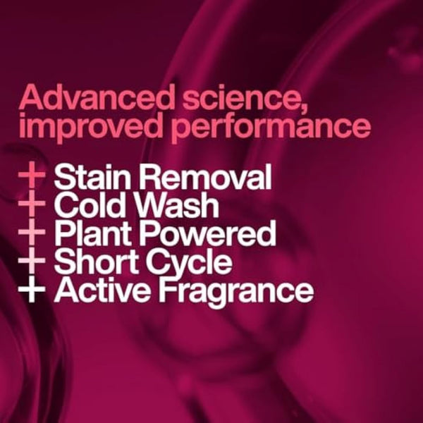 INEOS Next-Gen Non Bio Laundry Washing Liquid Detergent, 198 Washes (6 x 1L), High Performance Stain Remover For Clothes, Plant Powered, For Sensitive Skin, Rose + Cashew Flower, Packaging May Vary