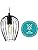 EGLO Newtown Vintage 3-Flame Pendant Lamp, Retro Black Steel Hanging Light, E27 Socket