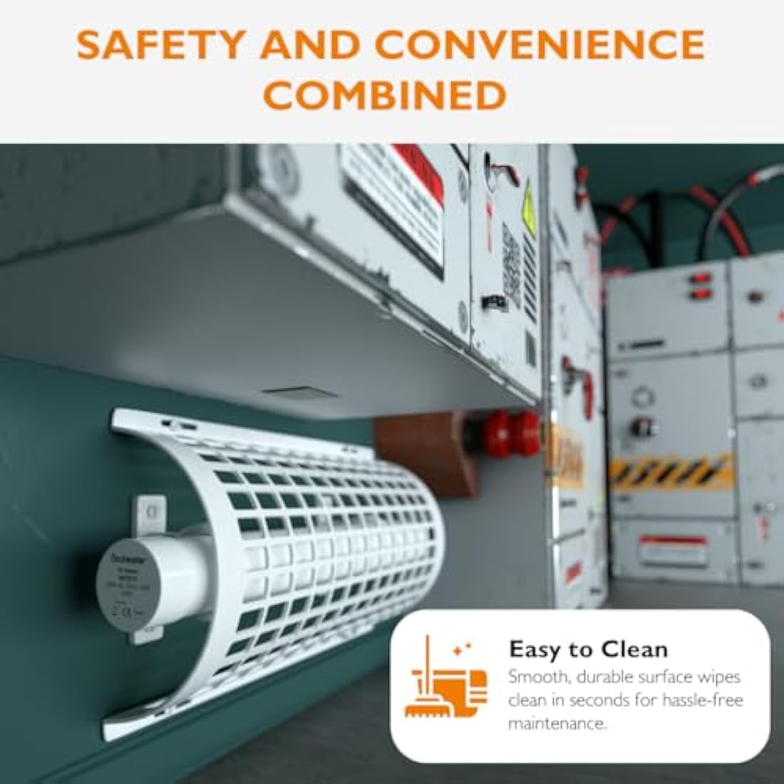 Hylite Ecoheater 1ft Tube Heater Guard White