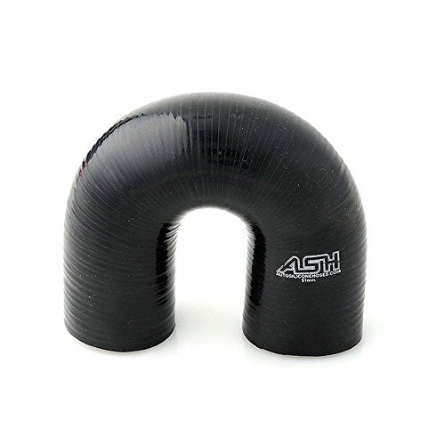 57mm Internal Diameter Black 90 Degree Silicone Elbow Hose