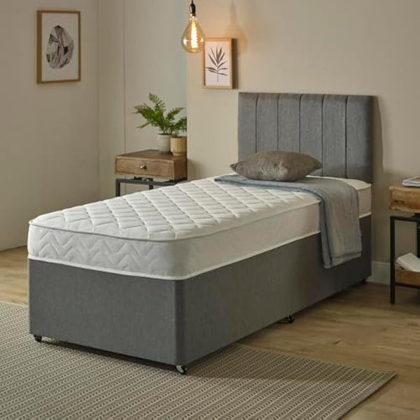 eXtreme comfort ltd Flame Essentials European Single Mattress (90x200cm) | Foam-Free Bonnell Spring | Cooltouch Breathable Cover | Plush Comfort Support | 18cm Deep Value Mattress | UK Made