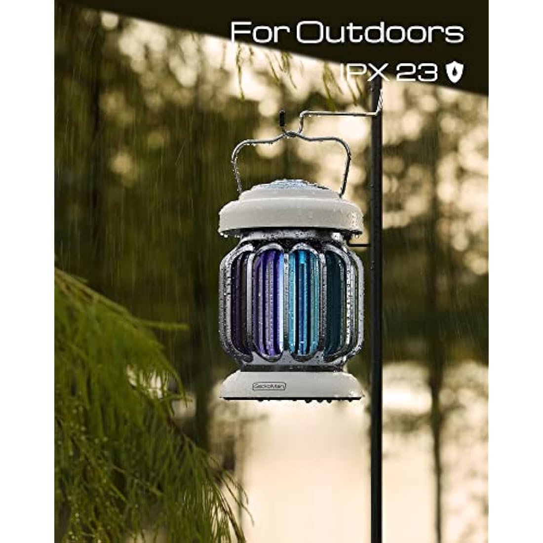 Hybrid Spectrum, Dusk-to-Dawn Fly Zapper Electric Fly Catcher Fruit Flies Trap Outdoor & Indoor for Home Use Mosquito Killer Bug Zapper Insect Lamp with Light Sensor - UK Plug