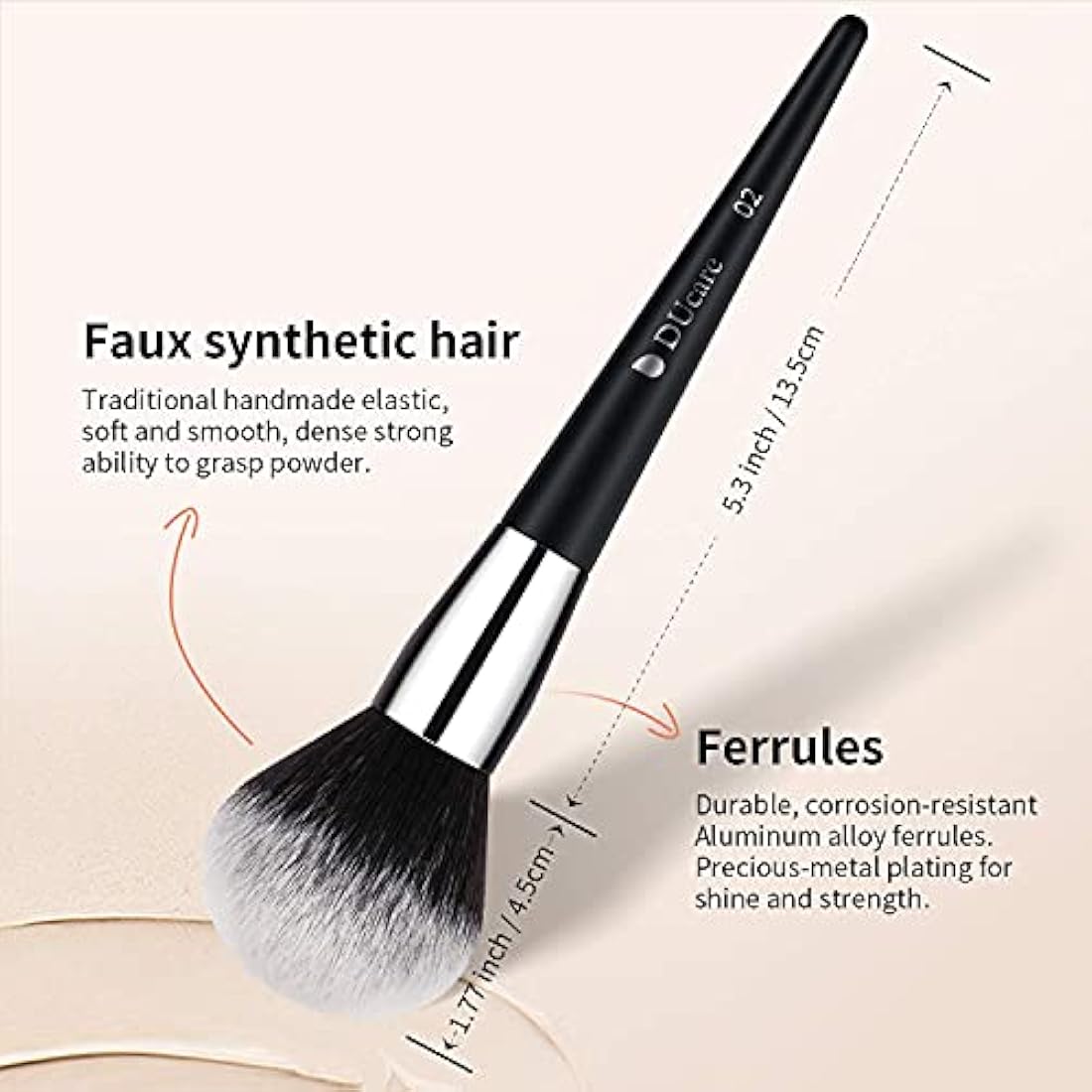 DUcare Professional Makeup Brush Set 32Pcs Makeup Brushes Premium Synthetic Kabuki Foundation Blending Brush Face Powder Blush Concealers Eye Shadows