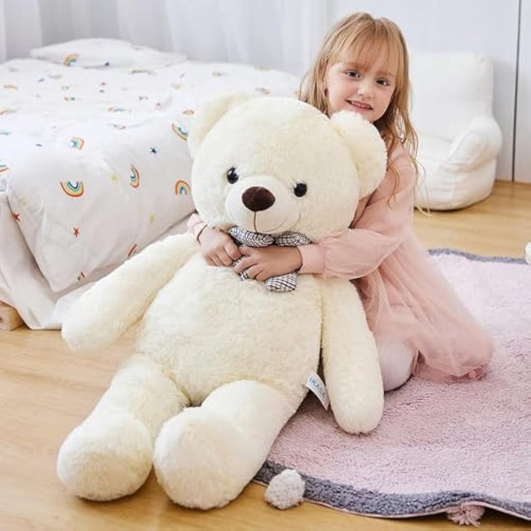 IKASA Giant Teddy Bear Soft Toys Stuffed Animals (78cm, white)