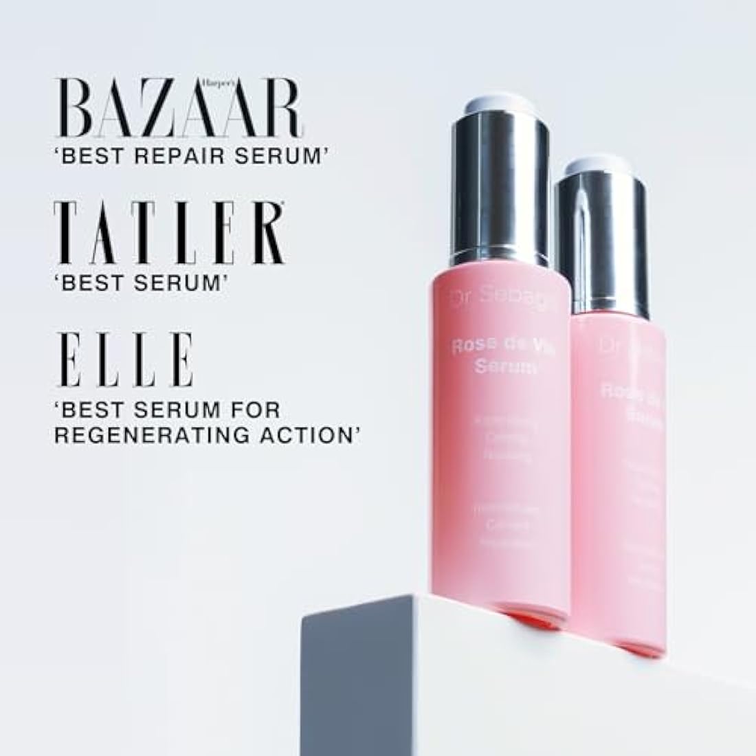 Dr Sebagh Rose de Vie Serum - 30 ml | Award-Winning Nourishing Anti-Aging Formula | Suitable for Dry, Mature, or Sensitive Skin | Designed to Soothe Redness & Irritation | Regenerating & Invigorating