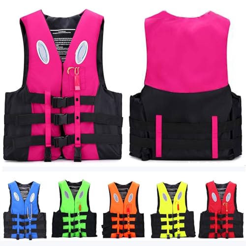 Swim Jacket - Paddle Board Life Jacket for Adult Adjustable Buoyancy Aids Swim Safety Snorkeling Vest for Kayaking Floatation Device Surfing Outdoor WaterSports(Blue,XL)