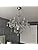 Dst Maria Theresa Crystal Chandelier, Clear K9 Crystal Glass Ceiling Light with 6 Arms, Elegant Modern Pendant Lights for Dining Room, Living Room, Hallway, Stairway, Bar Size: D60cm H60cm Chain 60cm