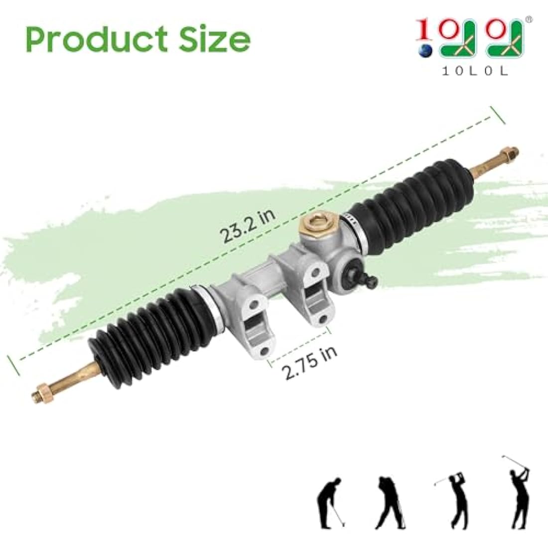 10L0L Golf Carts Steering Box Assembly