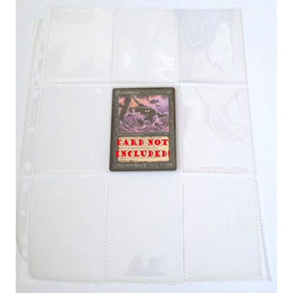 docsmagic.de 200 Premium 9-Pocket Pages Album Sleeve - MTG, PKM, YGO - Polypropylene (PP), Acid free, Rigid, A4, 2.28 kg