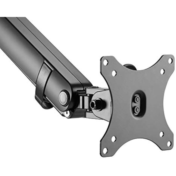 Amer Mounts | LED LCD Monitor Arm | Hydra Lift Articulating Arm | Clamp and Grommet Base | (Single 17"-32"), Black (HYDRA1B)