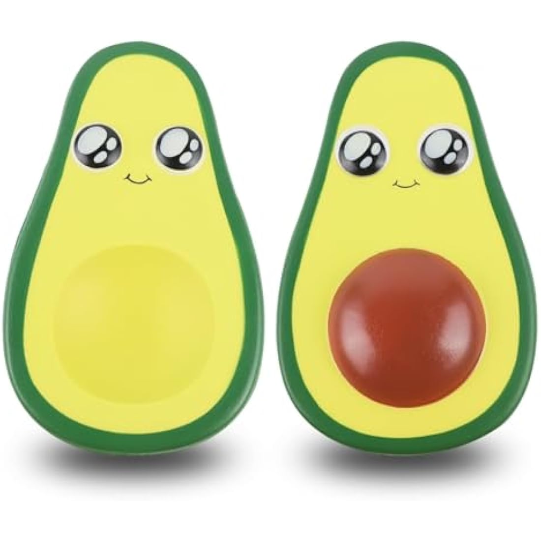 Anboor 2Pcs 4.8 Inches Squishies Avocado Slow Rising Squeeze Toys Kawaii Scented Squishies Fruit Toys Stress Relief for Kids,Party Favors,Birthday Presents