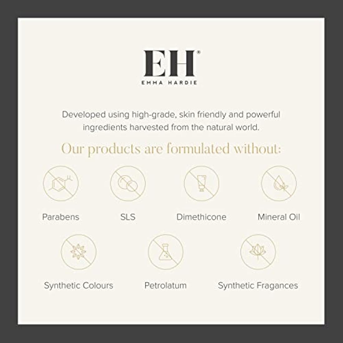 Emma Hardie Starter Kit: Travel Size 50ml Moringa Cleansing Balm, Travel Size 15ml Midas Touch Revitalising Cream & Professional Cleansing Cloth, Packed in a Cosmetic Bag, Natural & Cruelty Free