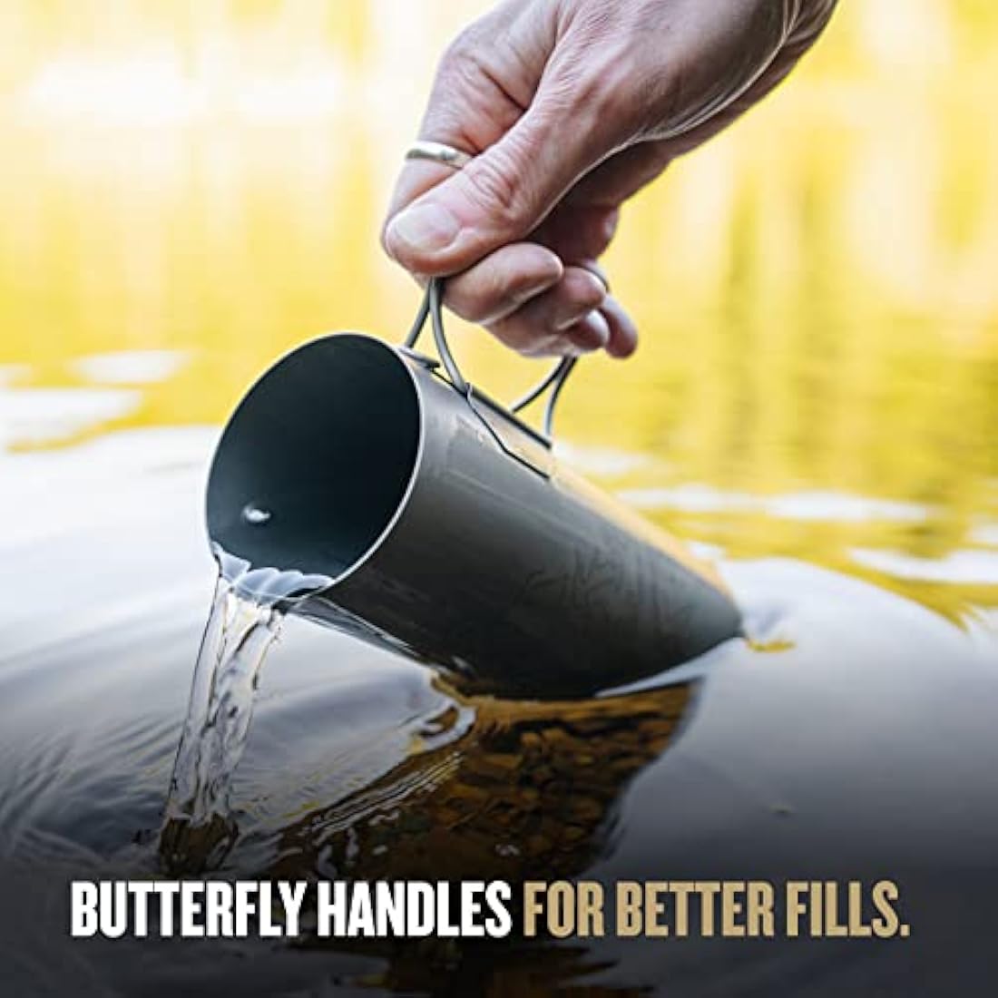 GRAYL UltraPress Titanium Water Purifier - Covert Black