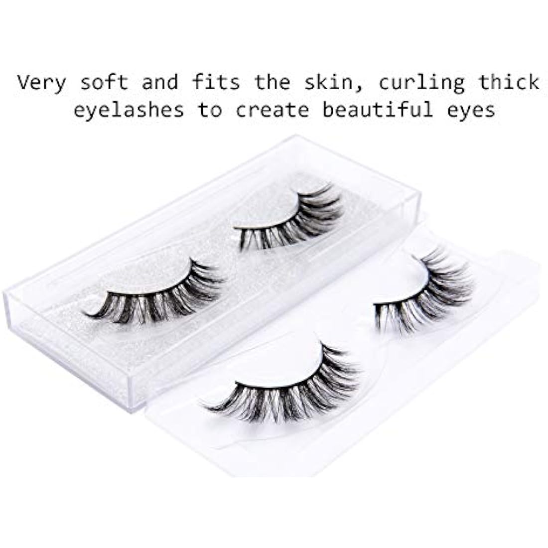 DYSILK 5D Eyelashes Wispies Handmade False Eyelashes Pack Extension Thick Long Reusable Soft Makeup Natural Look Fake Eyelashes