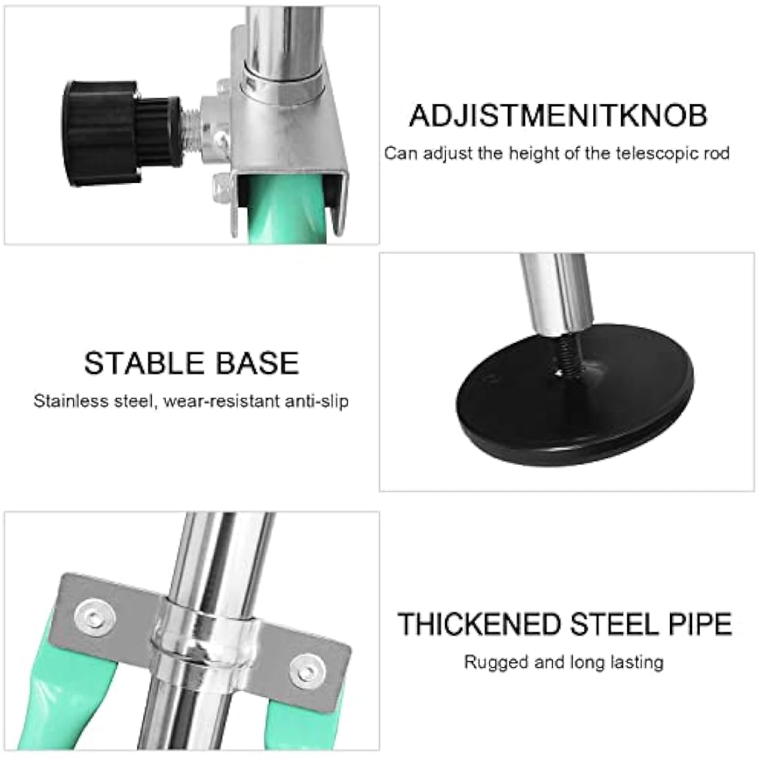 FBSPORT Gymnastics Bar, Folding Horizontal Bar Gymnastics Equipment for Kids Home Training, Expandable Gymnastics Training Bar Junior with Adjustable Height for Girls Boys