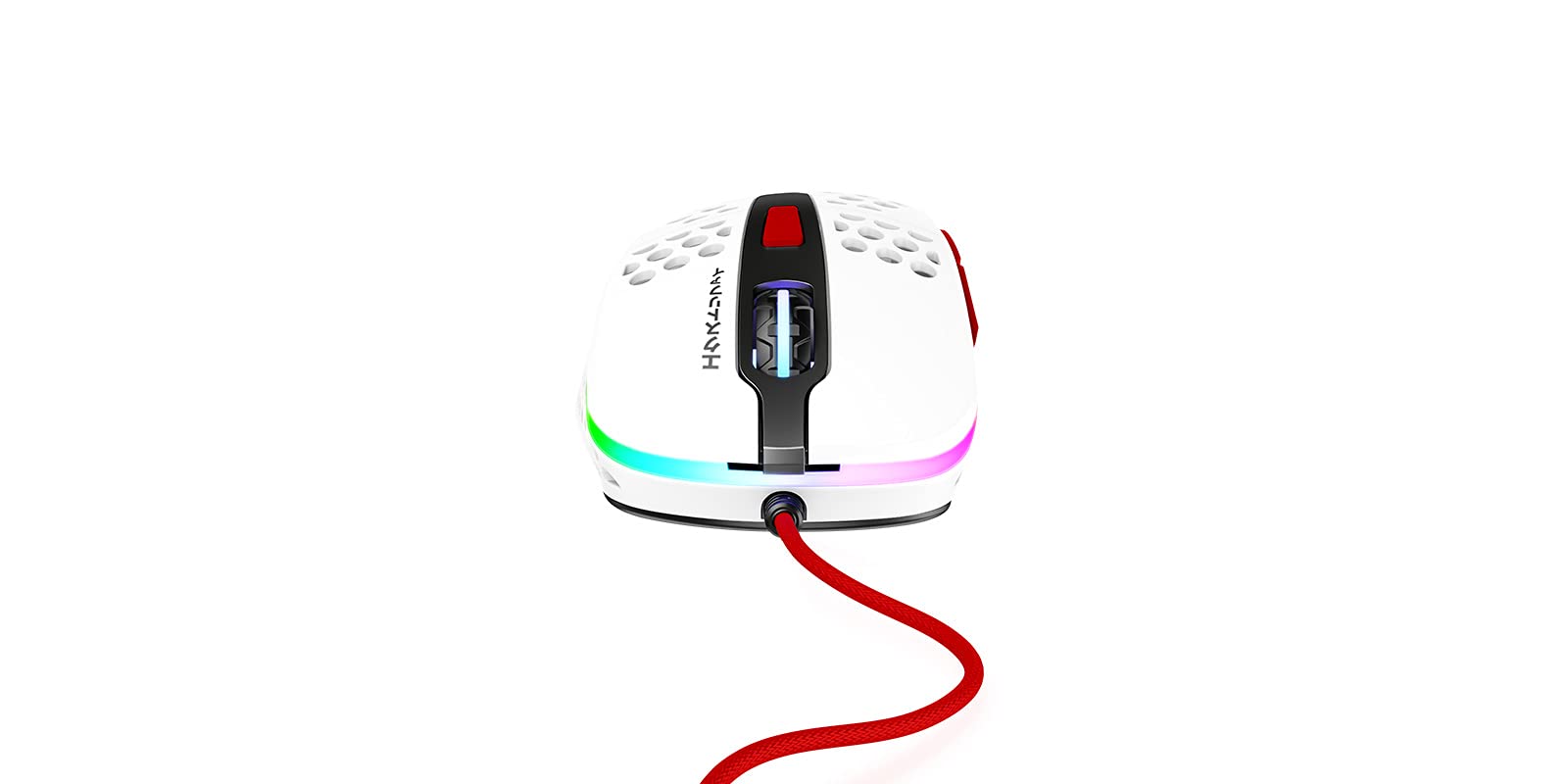 Xtrfy M4 RGB, Ultra-Light Wired Gaming Mouse, Ergonomic Design for Right-Handers, Pixart 3389 Sensor, Adjustable RGB Lighting, Pink Edition