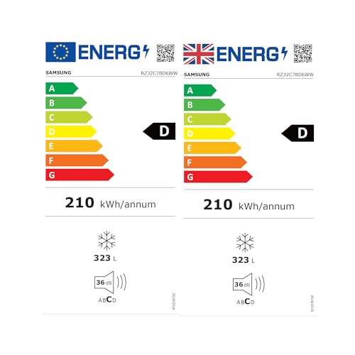 Samsung, SpaceMax, RZ32C7BD6WW/EU, 323L Smart Tall Freezer, White