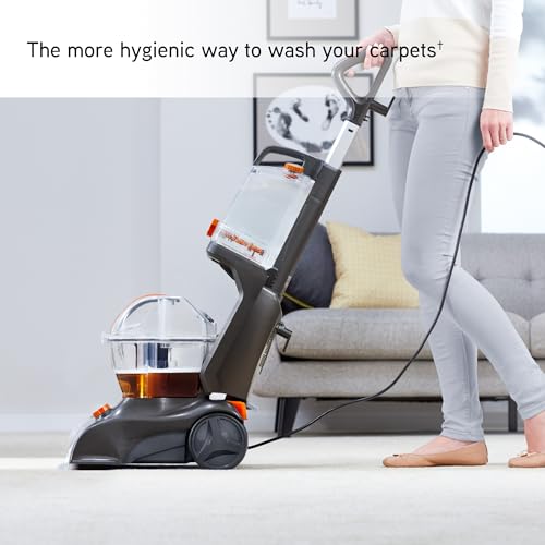 Vax Rapid Power Refresh Carpet Cleaner | Deep Clean and Leaves Carpets Dry in less than 1hr | XL Tank Capacity - CDCW-RPXR, Purple and Grey, 4.7L, 1200W