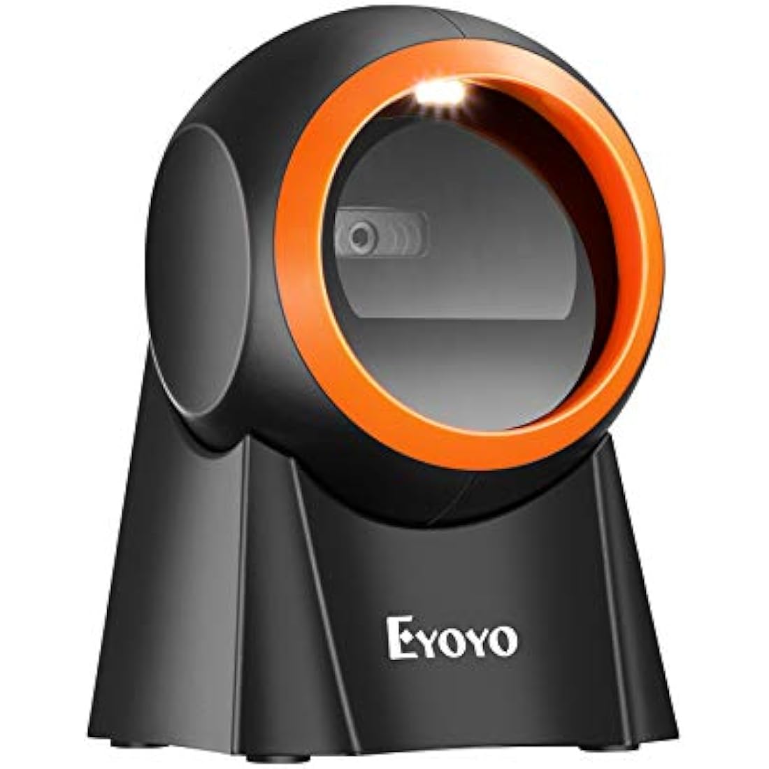 Eyoyo Hands-Free 1D 2D Desktop Barcode Scanner, QR Barcode Reader Support Screen Scanning Platform Scanner for Warehouse, Supermarket, Retail store, Bookstore Pos System