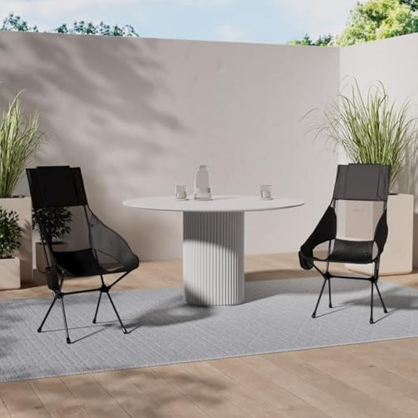 Helinox Savanna High-Back Collapsible Camp Chair, Blackout