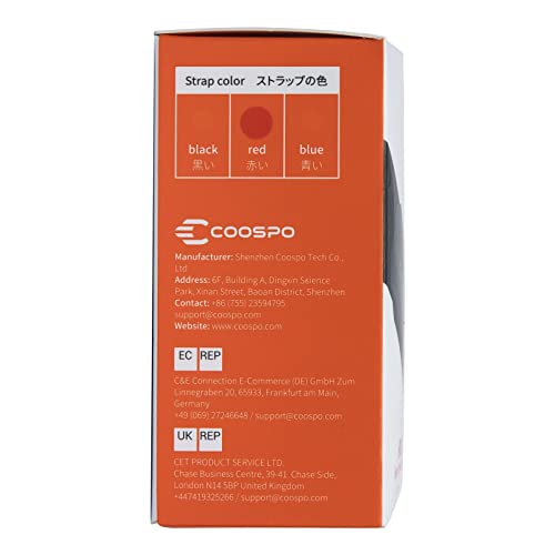 COOSPO Heart Rate Monitor Chest Strap,Bluetooth ANT+ Chest HRM for Running Cycling Gym Fitness, Heart Rate Monitors IP67 Waterproof Compatible with Strava Zwift Wahoo Garmin Polar Peloton App