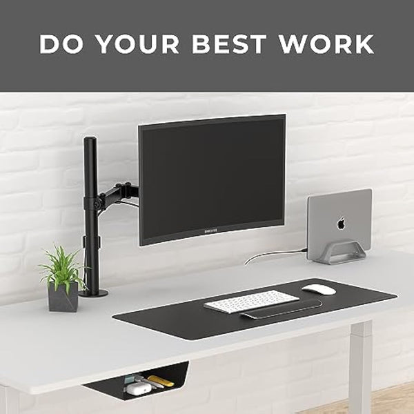 HumanCentric VESA Mount Adapter Compatible With Samsung Curved T55 Series 27” and 32” Monitors, Bracket Mounts Monitor to Stand, Arm, Desk with 75x75 or 100x100mm Pattern, Hardware Included