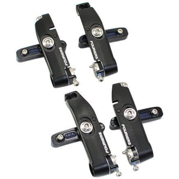 Fouriers BR-S005 Direct Mount Aero V-Brake Set (F+R) For Giant Propel,Black #DS1100