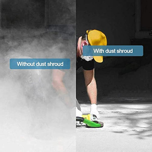 Diment Power Universal Surface Grinding Dust Shroud for Angle Grinder 125mm + Diamond Grinding Cup Wheel 125mm