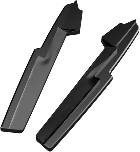 Oneway Rear Side Diffusors compatible with Audi A6 S-Line/S6 C8 (Sedan/Avant) 2018- - Gloss black