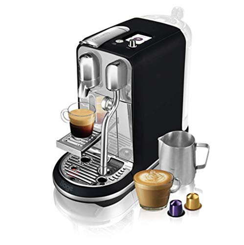 Nespresso Creatista Plus Automatic Pod Coffee Machine with Milk Frother Wand for Espresso, Cappuccino and Flat White by Sage in Brushed Stainless Steel