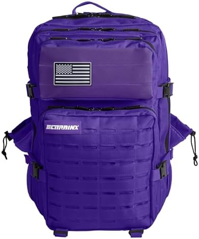 ELITRAINX V2 Backpack 45L Military Tactical Waterproof Cross Training Outdoor Travel Sports Gym Portable Oxford 900D by ELITEX TRAINING