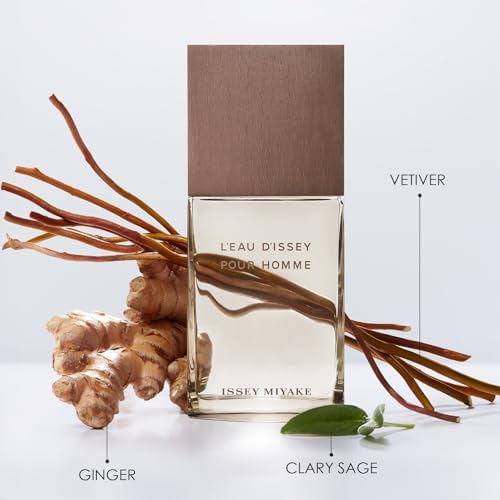 Issey Miyake - L'Eau d'Issey pour Homme Vétiver Eau de Toilette Intense - Woody & spicy perfume for men with vetiver, ginger & sage