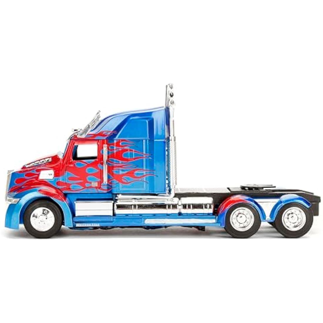 Jada Toys 98403 Transformers Western Star 5700 XE Phantom Transformers 5 1:24 Scale Blue/Red